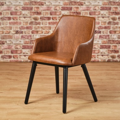 Commercial Dining Armchair Faux Leather