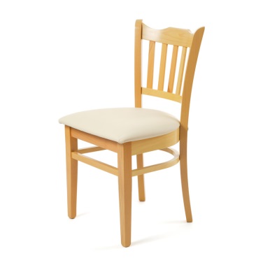 Commercial dining chair upholstered