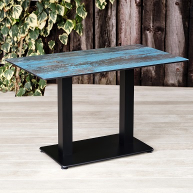Commercial Rectangular Dining Table Teal
