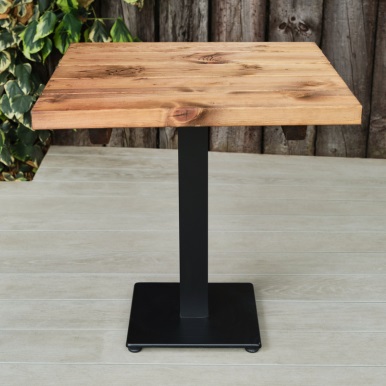 Commercial Dining Table Square chunky wood