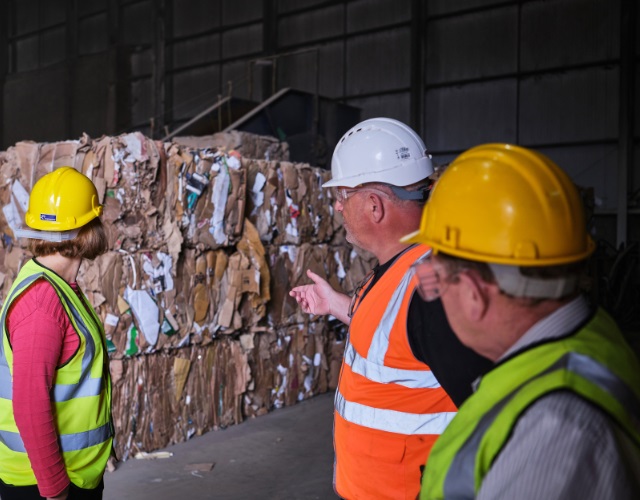 recycling commitment cardboard waste